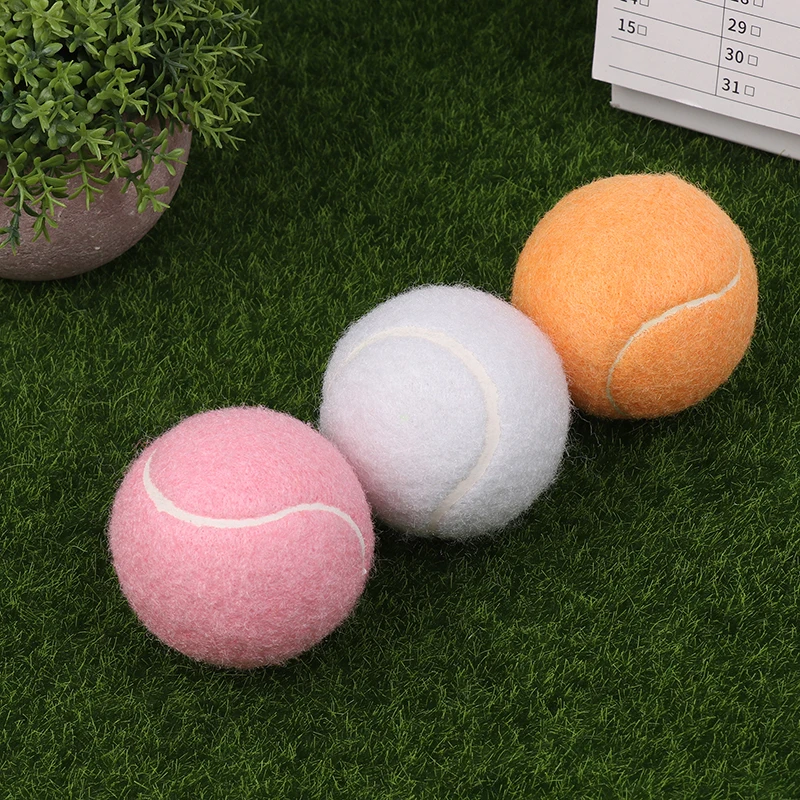 

1/3Pcs 65MM Ladies Beginners Durable Practice Tennis Ball Tennis Balls Wear-Resistant Highly Elastic Training Balls For Club