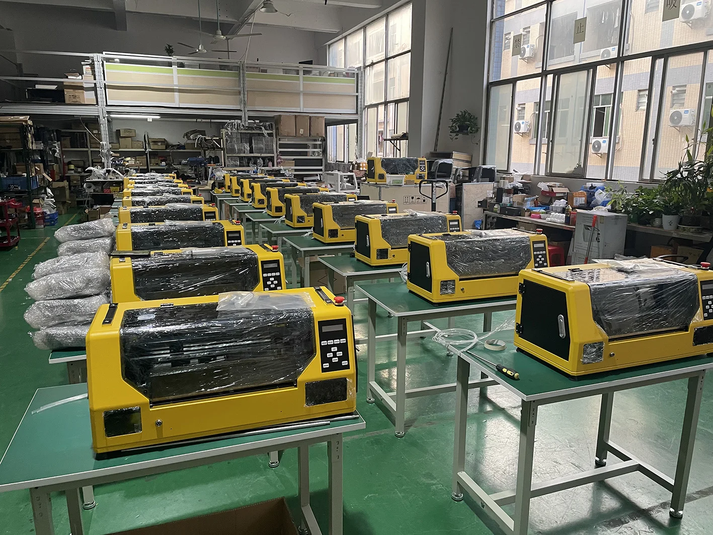 Dual XP600 Heads DTF Transfer Inkjet Printer Cold Peel Glitter PET Film and Dryer for Tshirt Clothes Pouch Printing Machine Set