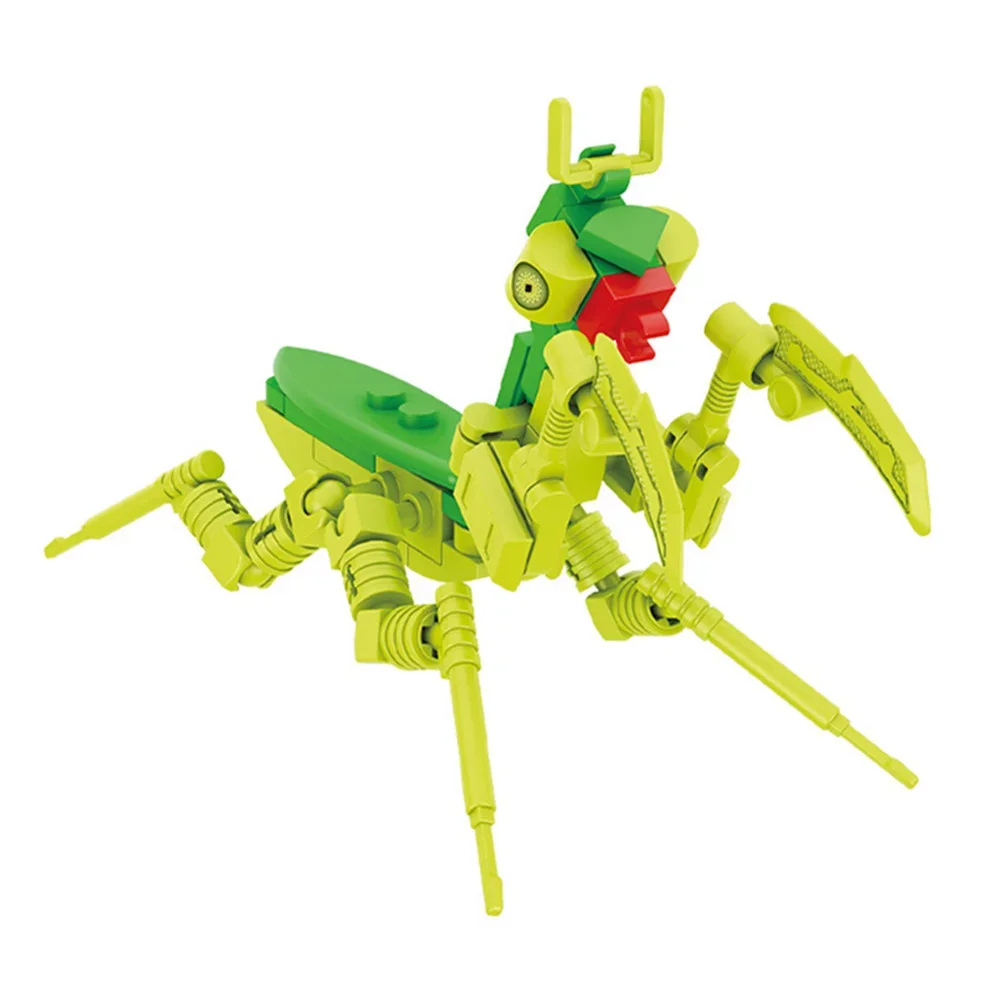 Moc Insect Diermodel Bee Mier Vlinder Cricket Sprinkhaan Set Bouwstenen Diy Kinderen Puzzel Monteren Speelgoed Jongen Kid Gift