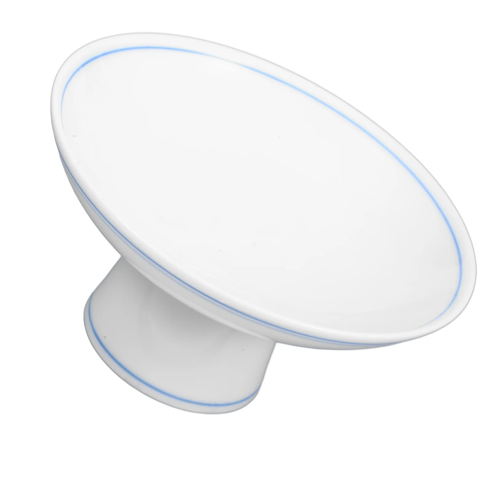 

Ceramic Footed Fruit Plate Large Opening Snack Tray Decorative for Home Restaurant Office Fruit Storage Bowl Dessert Display