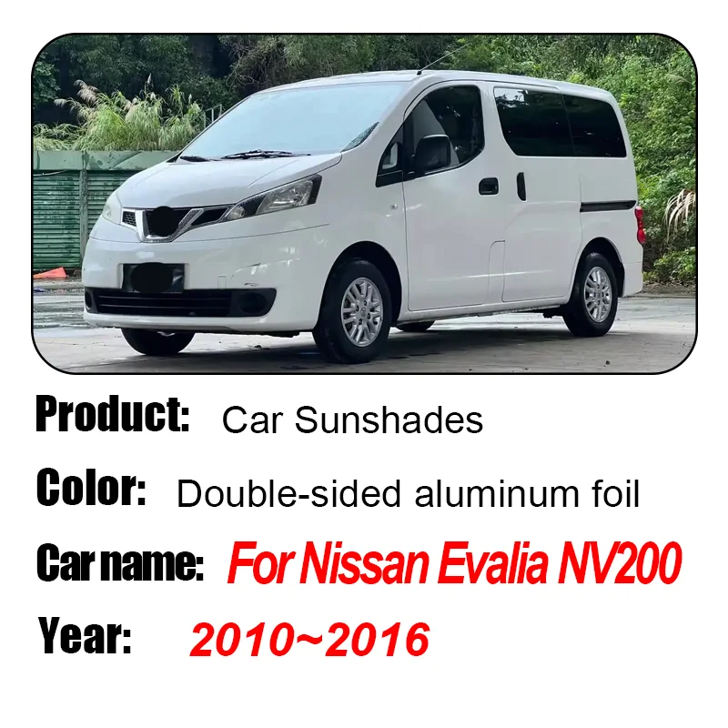 Auto Visor For Nissan Evalia NV200 Vanette 2010~2016 2015 Car Coverage Sunshade Anti-UV Window Sunshade Cover Protection Board