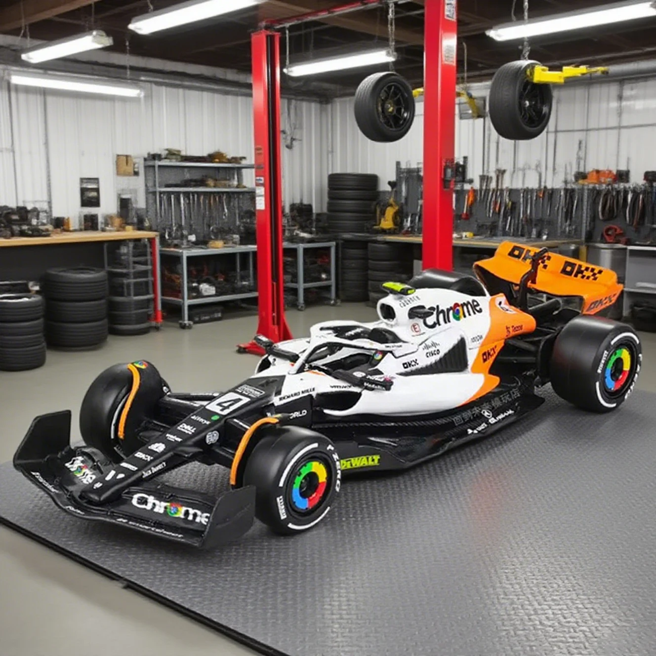 

1:24 Mclaren MCL60 Morocco Racing 4# 81# Alloy Car Diecasts & Toy Vehicles Car Model Miniature Scale Model Car Toy For Children