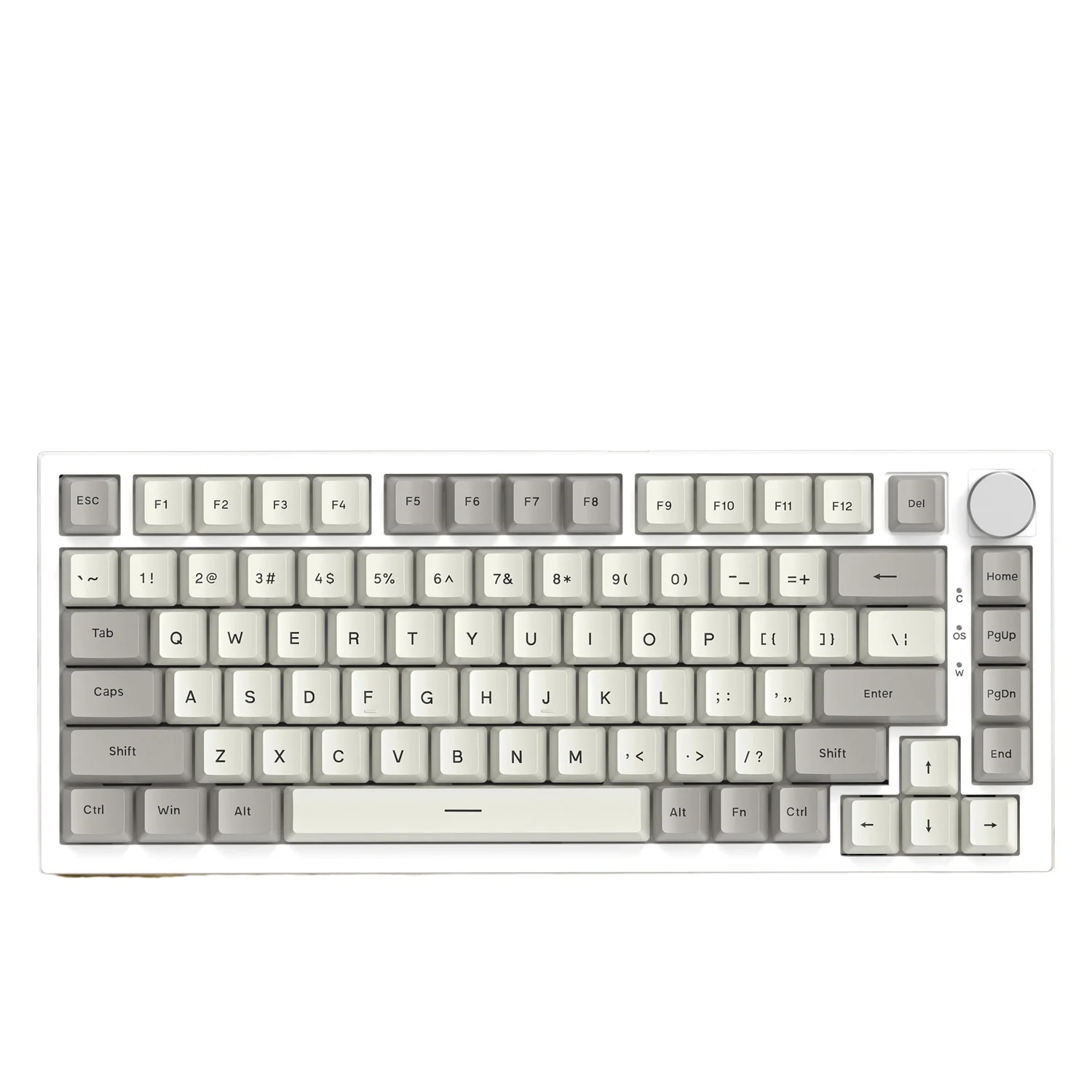 E-sports magnetic axis mechanical keyboard, customizable PBT, keycap RT, 82-key RGB mode, adjustable key travel