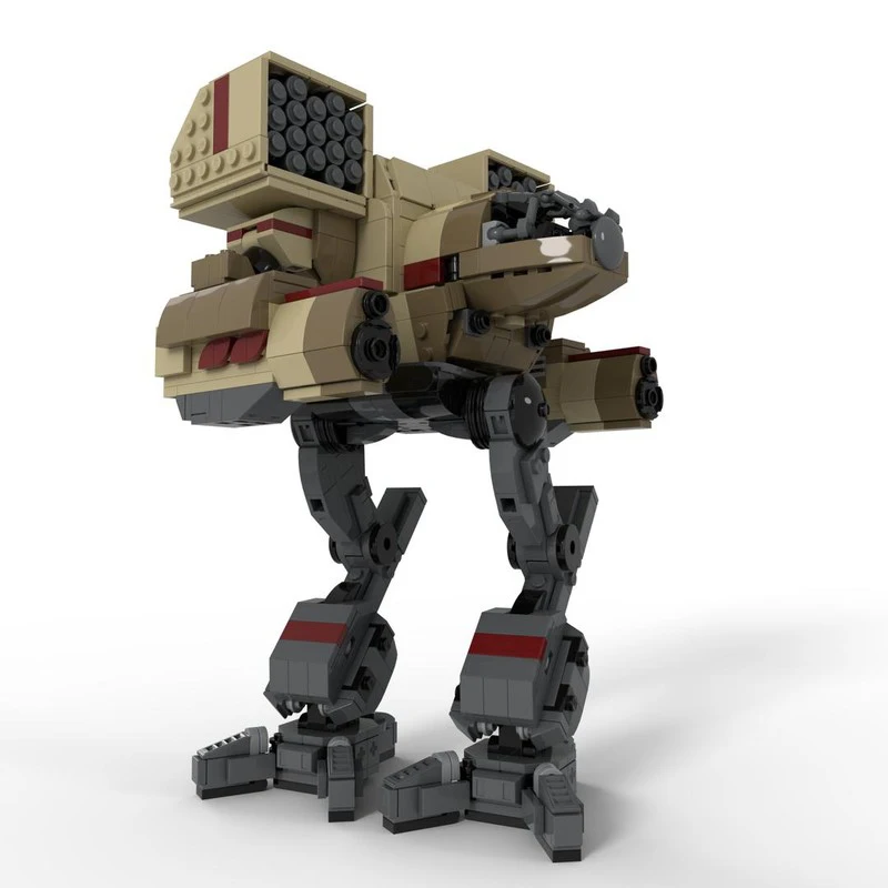 1226pcs MOC Mad Cat Timber Wolf Omnimech Clan Other Model Building Blocks Module Diorama Figure Ship Robot Aircraft Kit Toy Gift