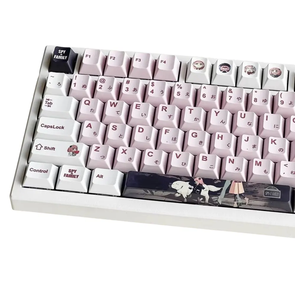 147 Keys Playing House Theme Full Set Keycaps Cherry Height  PBT Thermal Sublimation For 75 84 87 98 104 108 Mechanical Keyboard