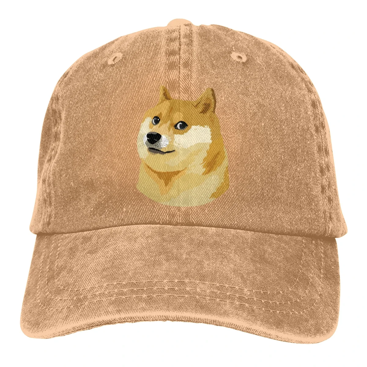 Doge-Boné de beisebol para homens e mulheres, Dogecoin, cores engraçadas, boné snapback verão