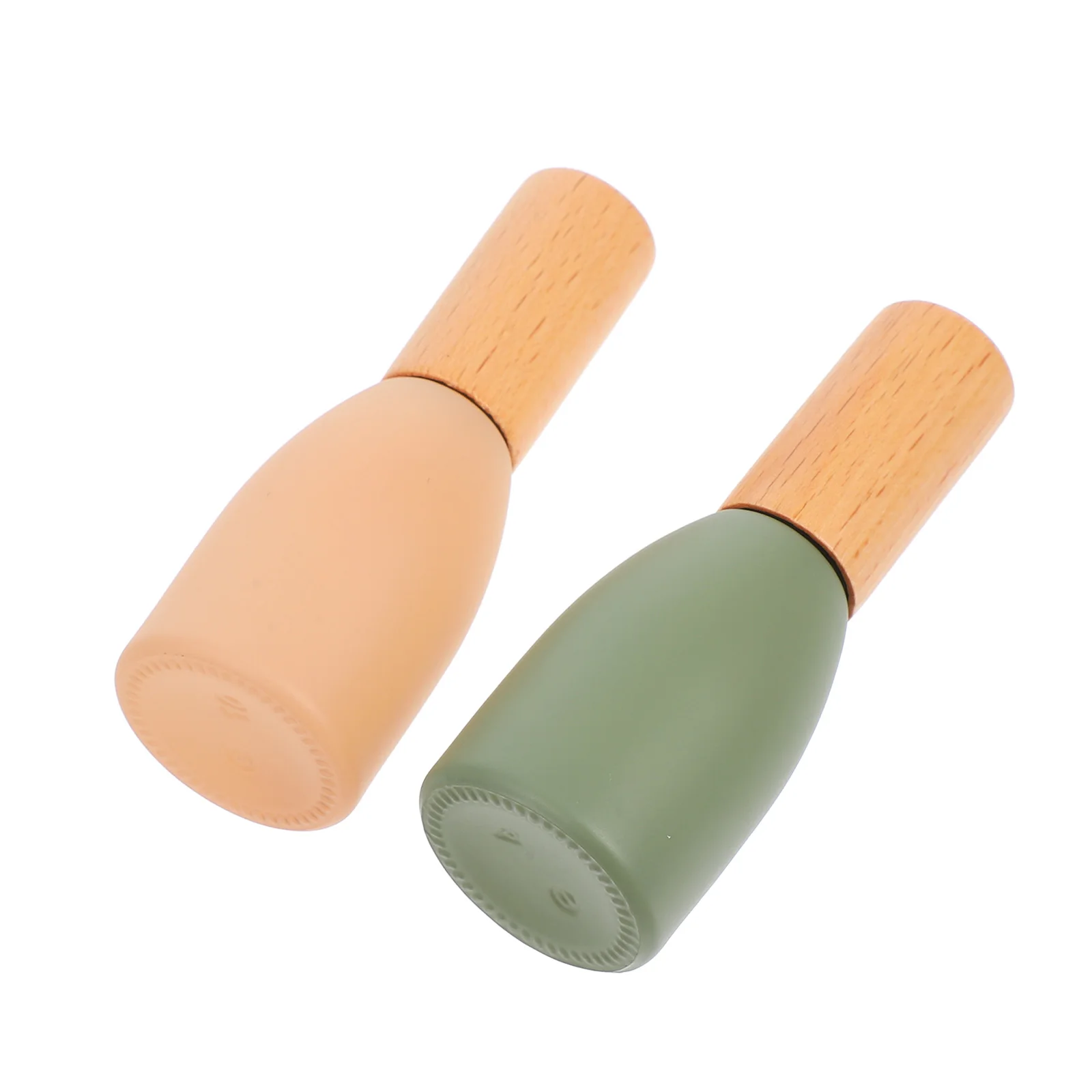 

2Pcs Luxury Wooden Roll on Perfume Bottles Refillable Glass Rollerball Applicator for Essential Oils DIY Scent Carrier Travel