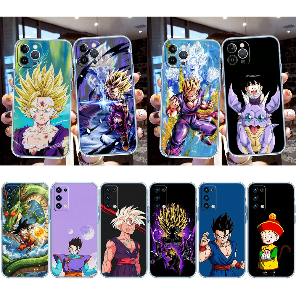 FR38 Gohan Dragon Ball Transparent Phone Case for Samsung Galaxy A04 A04S A14 A23 A34 A54 M23 M33 M52 M53