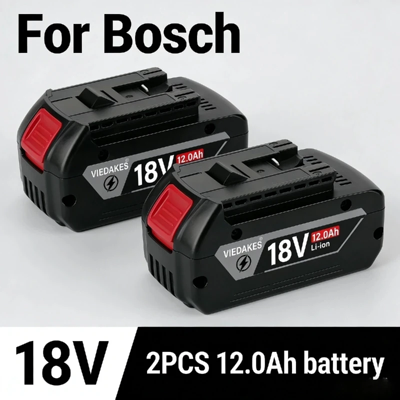 

18V 12.0Ah Li-ion Rechargeable Replacement Battery For Bosch 18V Battery BAT609 BAT618 BAT619 BAT620 Series