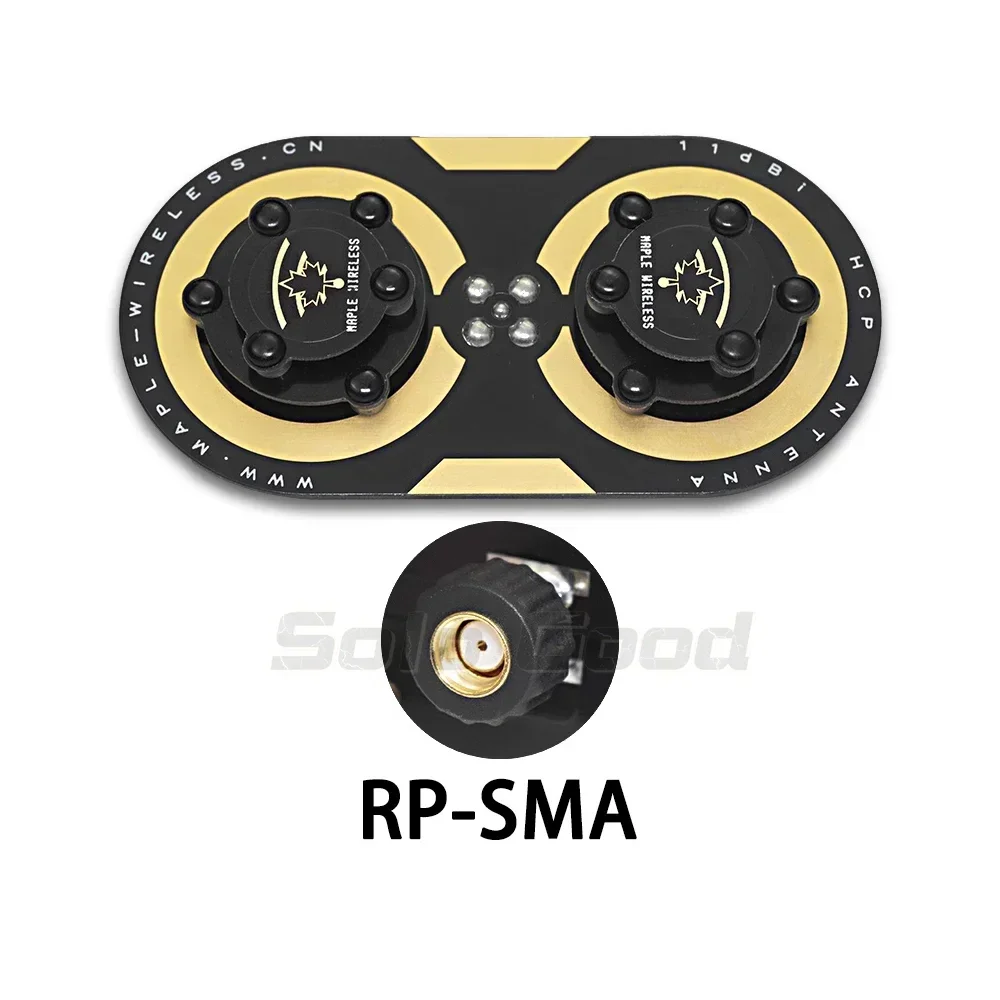 Maple Wireless Обновленная Круговая Поляризованная Антенна SMA/RP-SMA 11dBi 4,9 ГГц Для Little Pilot/FAT SHARK/SKYZONE//EV200D