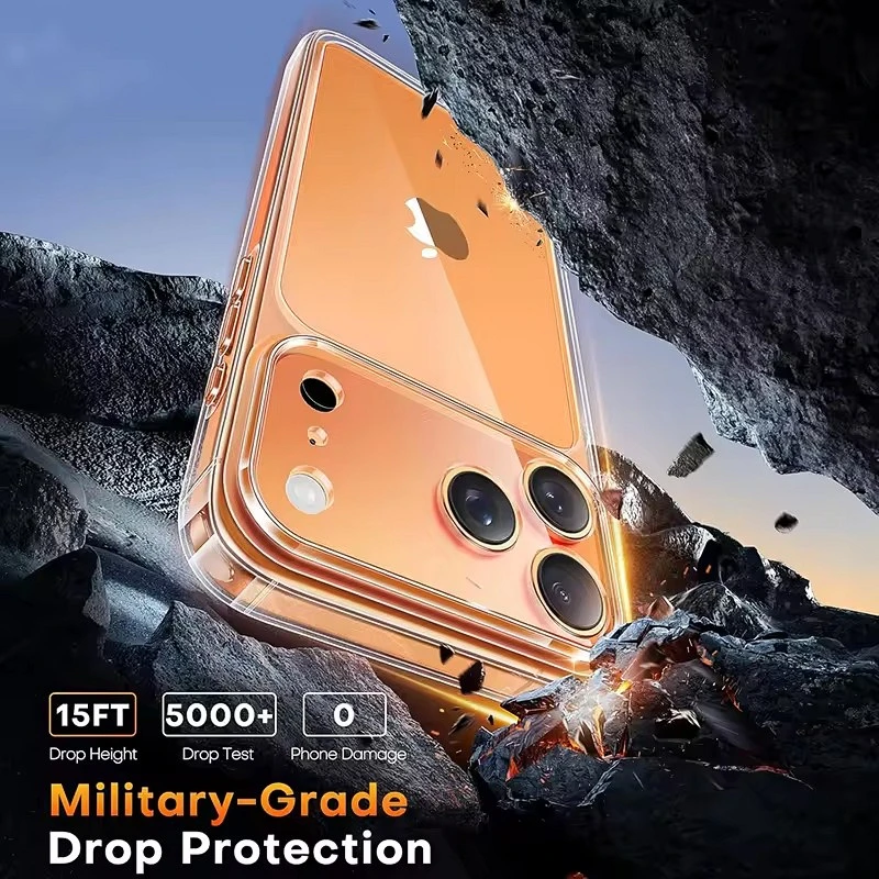 حافظة لهاتف آيفون 16 15 14 13 12 11 17 Pro Max حافظة خلفية رفيعة للغاية لهاتف آيفون Air XR X XS MAX 16 Plus #5