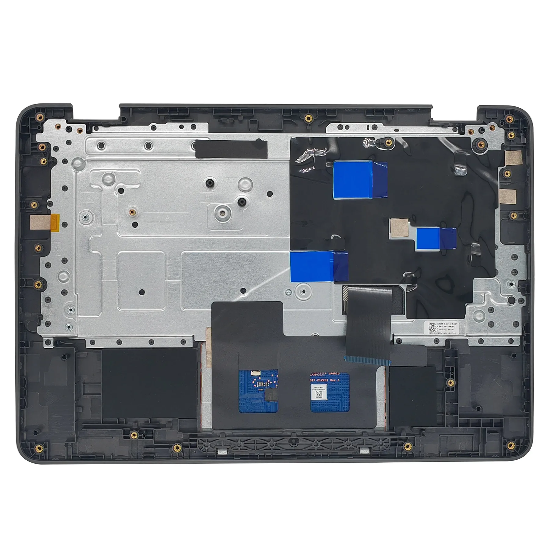 Replacement Upper Case Palmrest for Lenovo Chromebook 100E Gen4 4th Series Laptop with TP Keyboard Assembly 5M11H62892 Gray