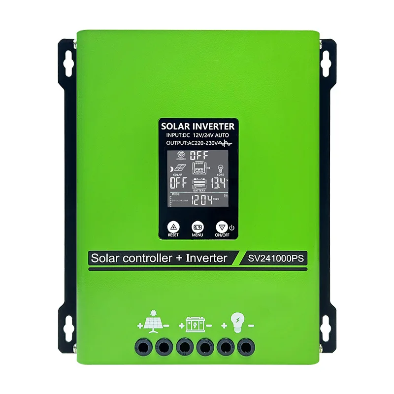 Solar photovoltaic reverse control Off-grid 12V24 VAll-in-one home-use single-phase device1000WPure Sine Wave PWM