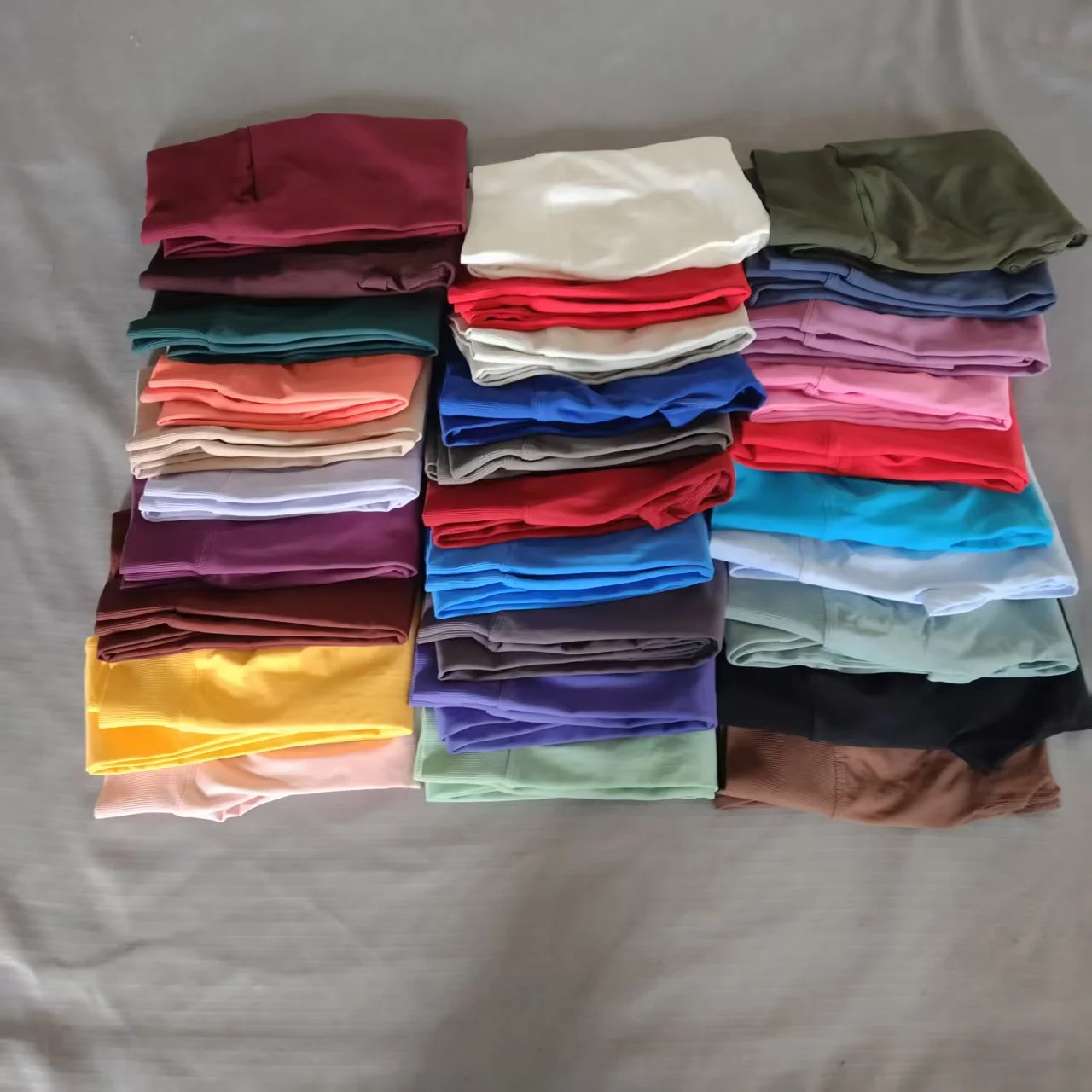 

Бесшовные леггинсы для йоги с эффектом утяжки, женские спортивные брюки для зала, с низкой ребристой резинкой, высокоэластичные фитнес-тайтсы