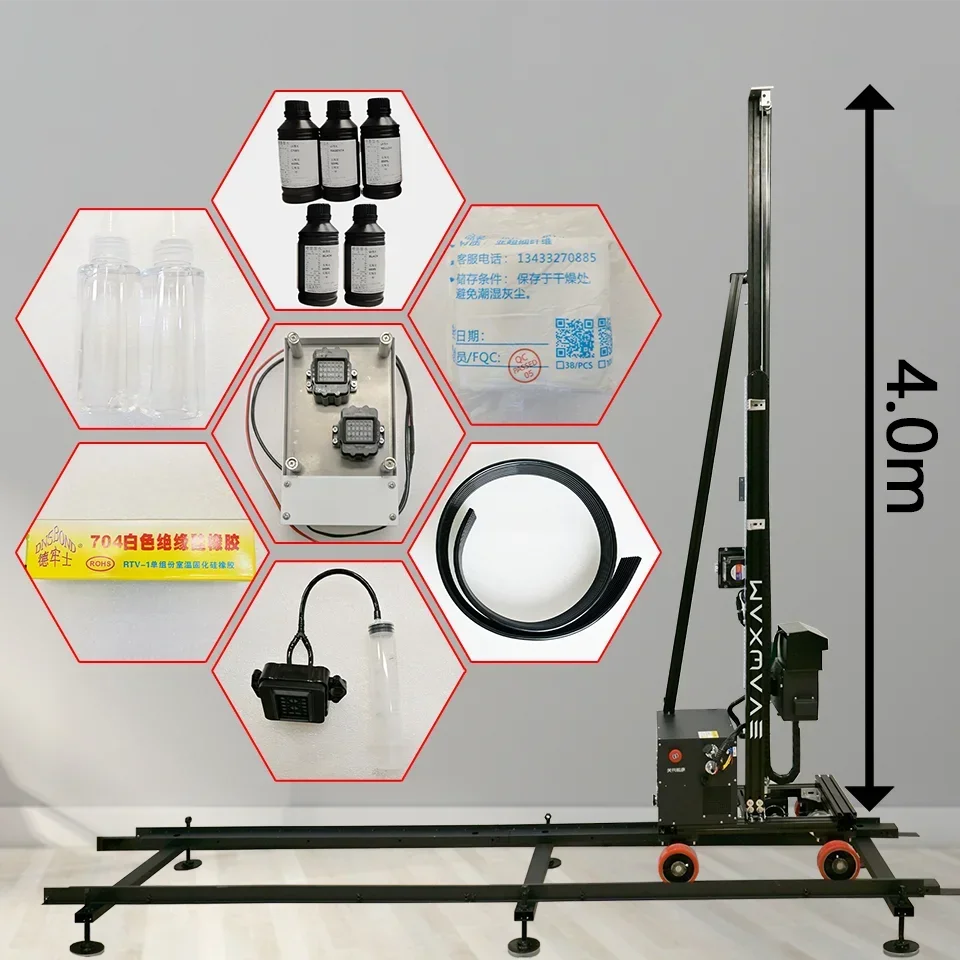 UV Ink Printer Machine Industrial Wall and Floor UV Printer 2 DX10 Head Type Direct To For Wall Paper