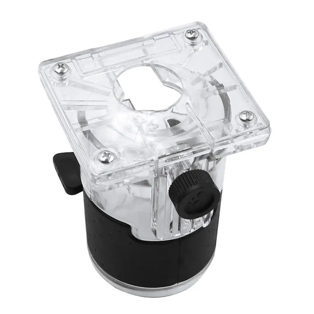 3700 Edge Trimming Machine Transparent Base Protective Wood Router Circle Milling Machines Slotting Cover Base Tools Engrav K6Z7