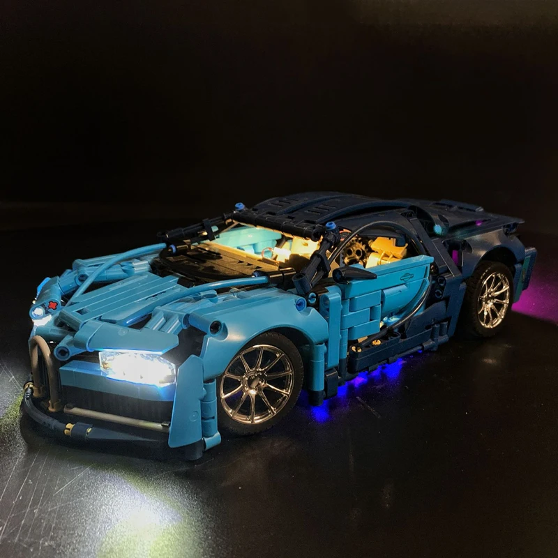 Compatible 42083 1:14 Technical Sports Car Building Blocks Speed Racing Model Bricks Kids Toys for Boys Birthday Christmas Gifts