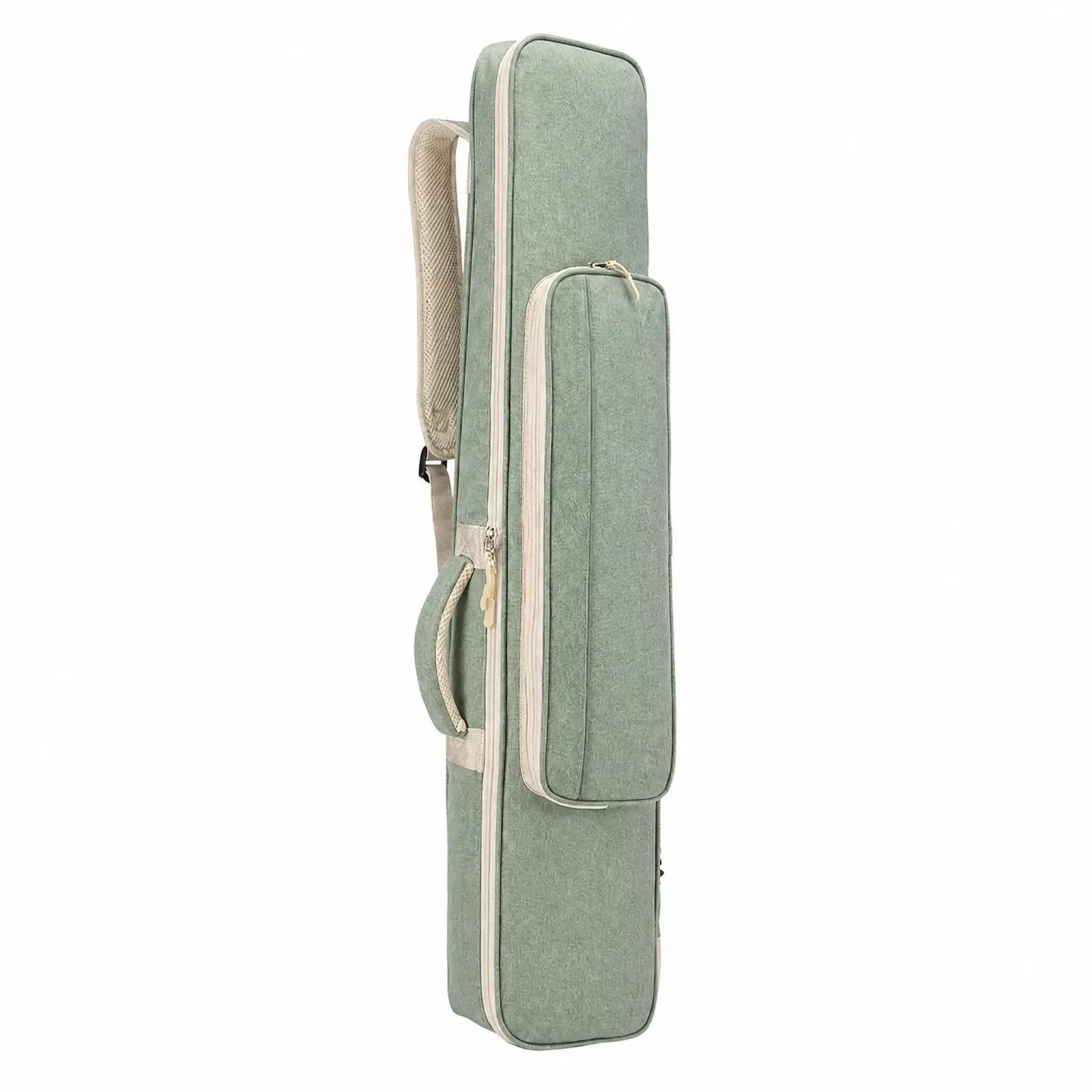 Padded Erhu Storage Case Oxford Cloth Zippered Bag for String Instrument Protection and Transport