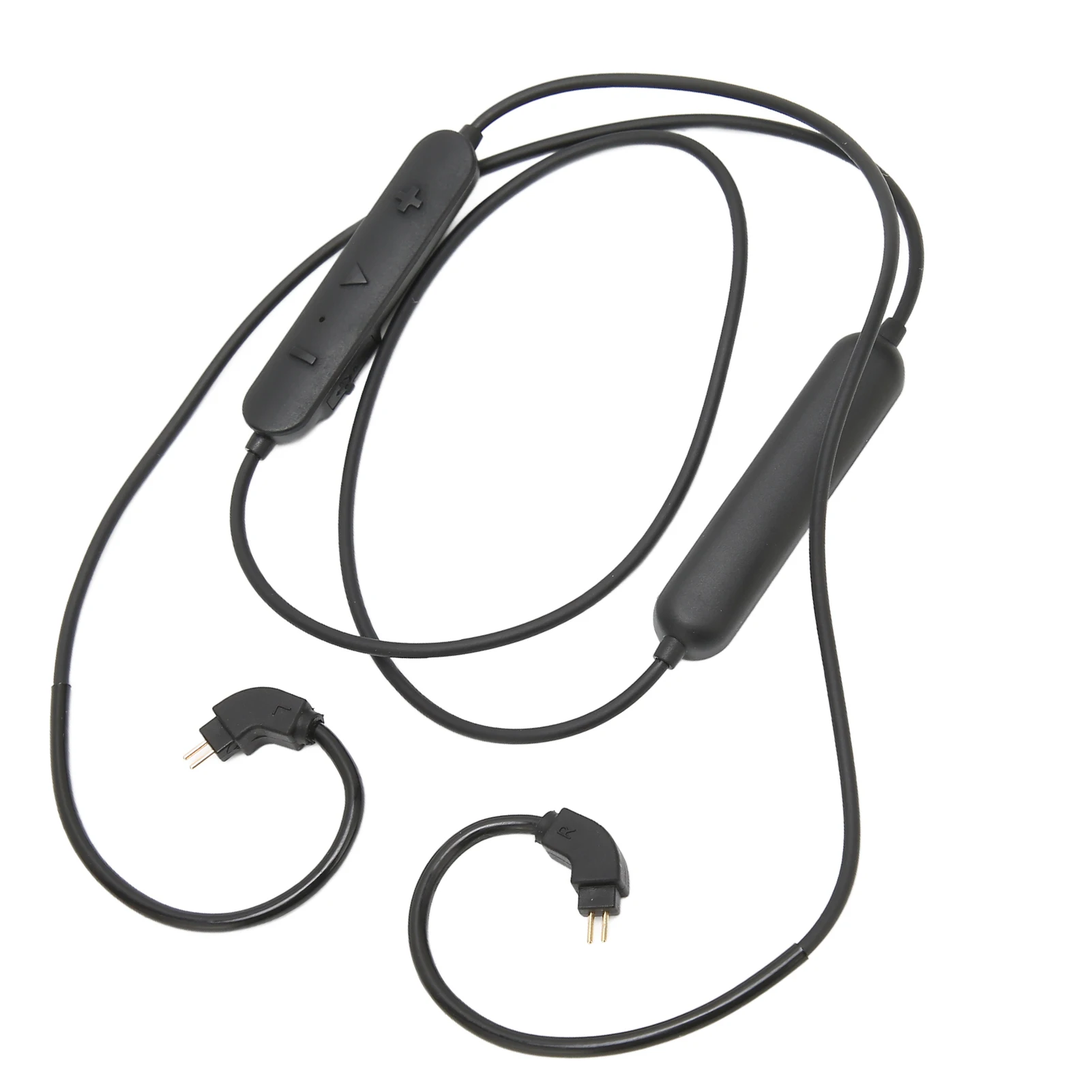 Earphone BT Cable Earbuds Upgrade Cord Ergonomic Design Volume Control Replacement Lossless with Mic for 2 Pin Monitor
