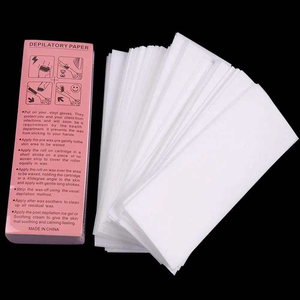 20Pcs Care Eyebrow Underarm สำหรับ Facial ขา Body Wax Strips แผ่นกำจัดขน Wax Strip กำจัดขนกระดาษไม่ทอแถบแว็กซ์