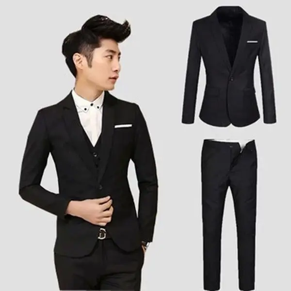 

Men's suits, business suits, formal suits, Korean style, slim fit, best man, groom wedding dress C2098