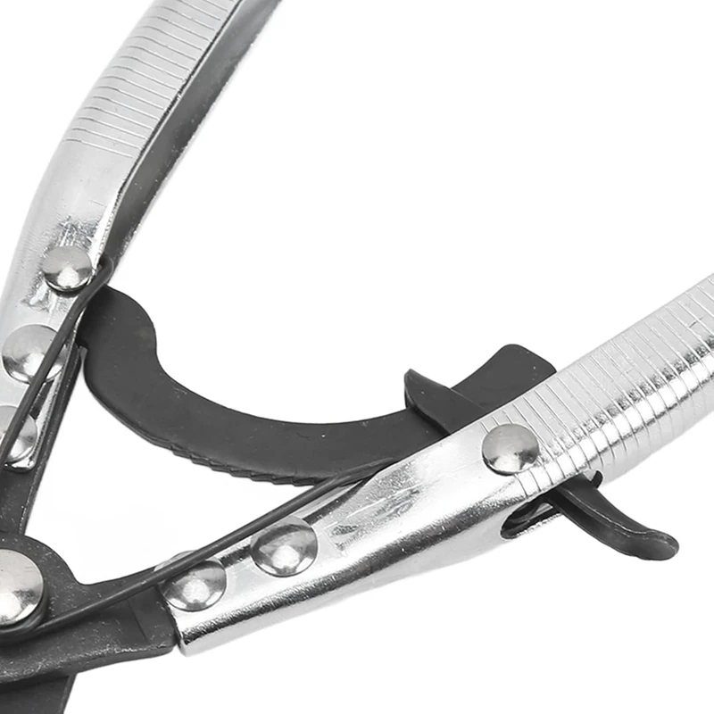 ABBO-Hose Clamp Pliers For Automotive And Machine Maintenance, 10-Inch Universal Hose Pinch Off Plier With Ratcheting Jaws