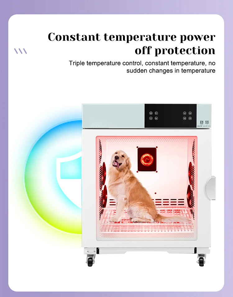 Fully automatic pet shop drying box small and medium-sized dog bathing quick-drying ventilation dryer