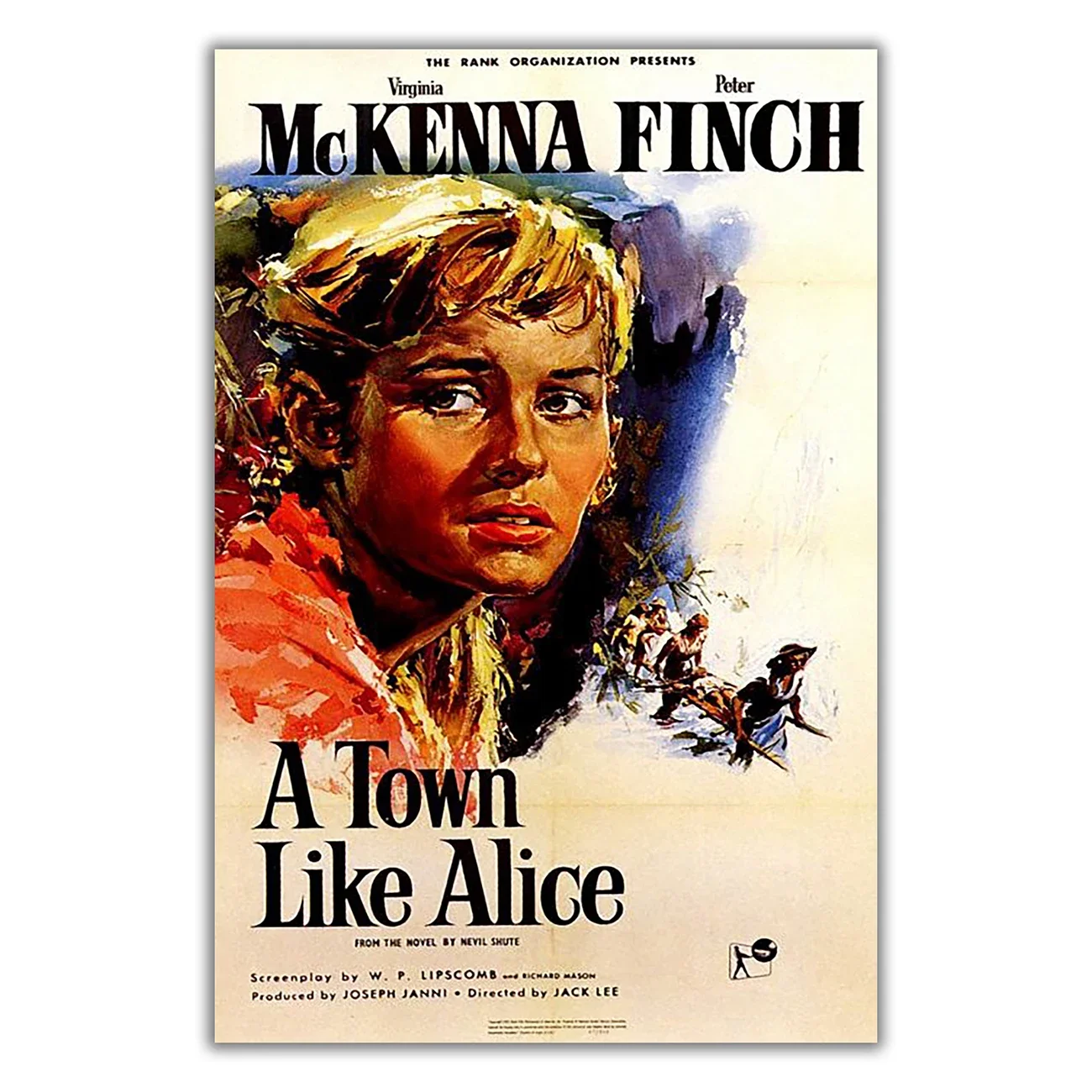 WM3391 A Town Like Alice Music Classic Movie HD Silk Fabric Poster Art Decor Indoor Painting Gift