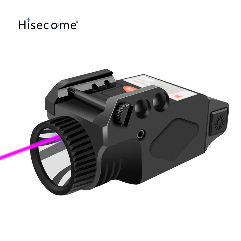 

Tactical Purple Dot Laser Sight Led Flashlight Strobe Light Combi for Riflescope Handgun Pistol Airsoft Hunting Gun Accessories