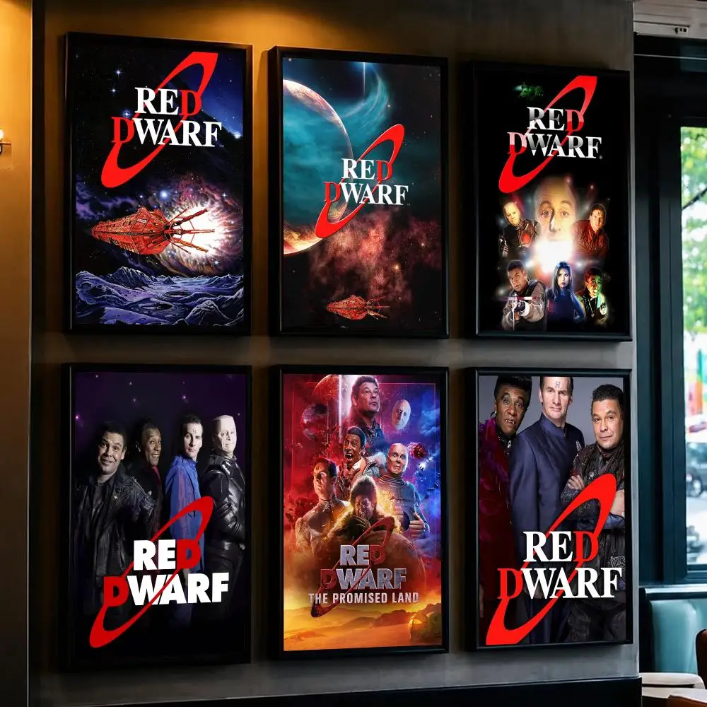tv series R-Red Dwarf-F Poster Removable Wall Sticker for Home Cafe Bar Office Interior Decor