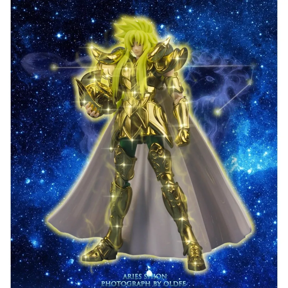 

24-hour shipping ShineTime/ST Model Saint Seiya Myth Cloth EX Aries Shion Gold Lost Canvas/LC Knights of the Zodiac Action
