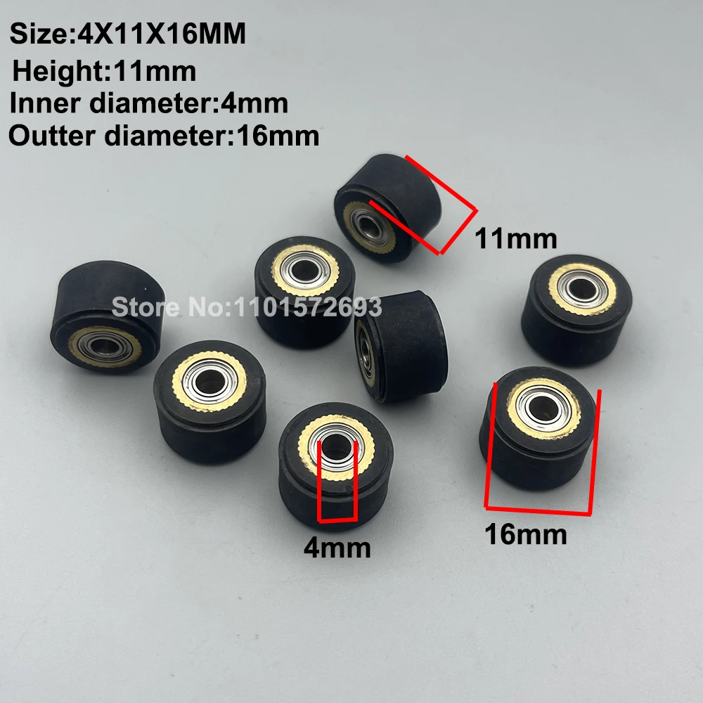 3PC For Graphtec CE5000 Cutting Plotter Paper Pressure Pinch Roller FC8600 FC8000 FC9000 CE6000 CE7000 CE3000 Push Rubber Wheel