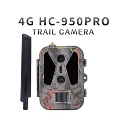 HC-950PRO 4G 36MP 4K Live Streaming Night Vision Cloud Strorage Internet Dual Lens Hunting Trail Camera Video Telecamera IP65