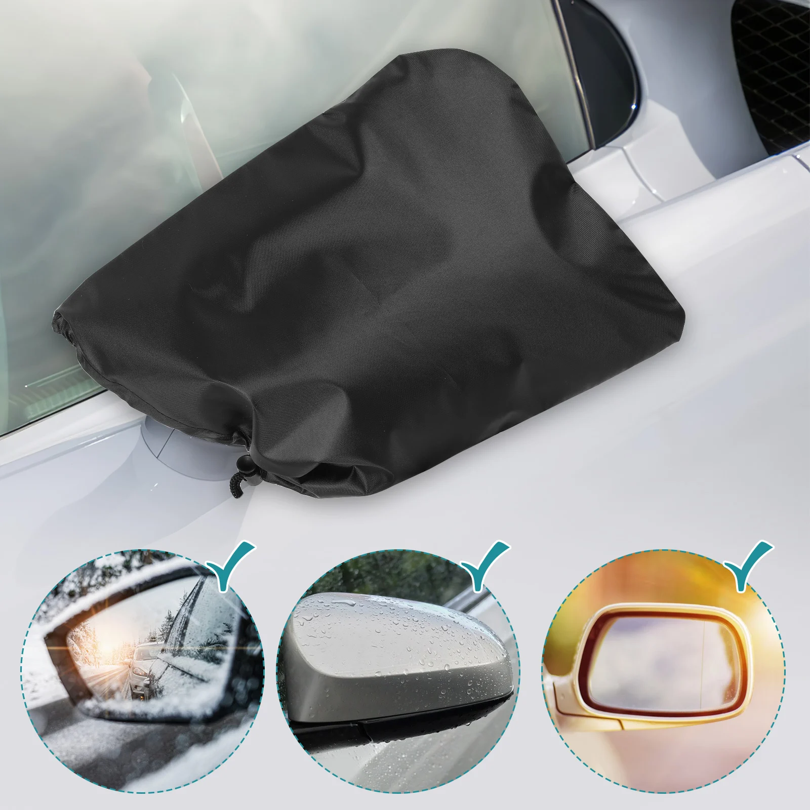 

1Set Rain Wiper Covers Oxford Cloth Weather Shield for Cars Windshield Protector Snow Universal Fit Winter Car