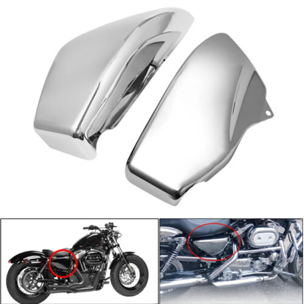 

Motorcycle Chrome ABS Battery Side Fairing Covers For Honda VTX 1800 VTX1800 R/S/N/F/T 2002-2008 2007 2006 2005 2004 2003