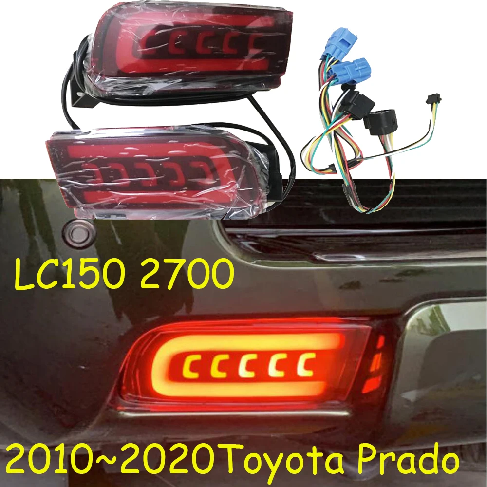 

2010~2020y Car Bumper Cruiser Tail Light Prado 2700 Taillight Reversing Brake LED Car Accessories Taillamp Prado Light Fog