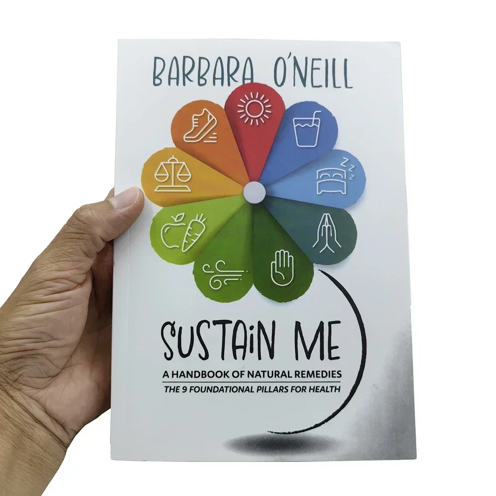 Autocuarela por diseño, por Barbara O'Neill,Sustain Me,Las 9 pilares fundamentales para guía de salud Libro Un manual de remedios naturales