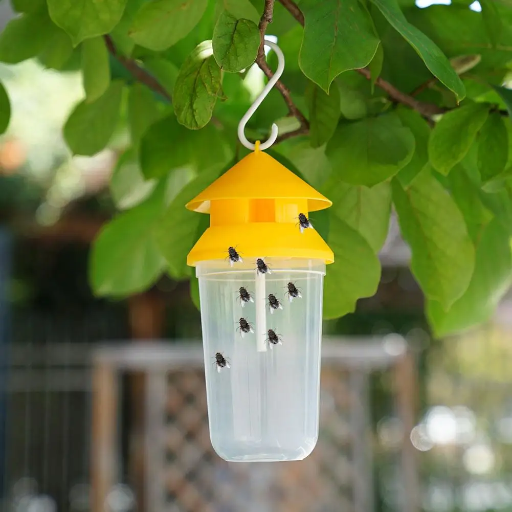 1/2/3/5PCS Wasp Trap Fruit Fly Flies Insect Bug Hanging Honey-Trap Catcher Killer No-Poison Hanging Tree Pest Control For Tool