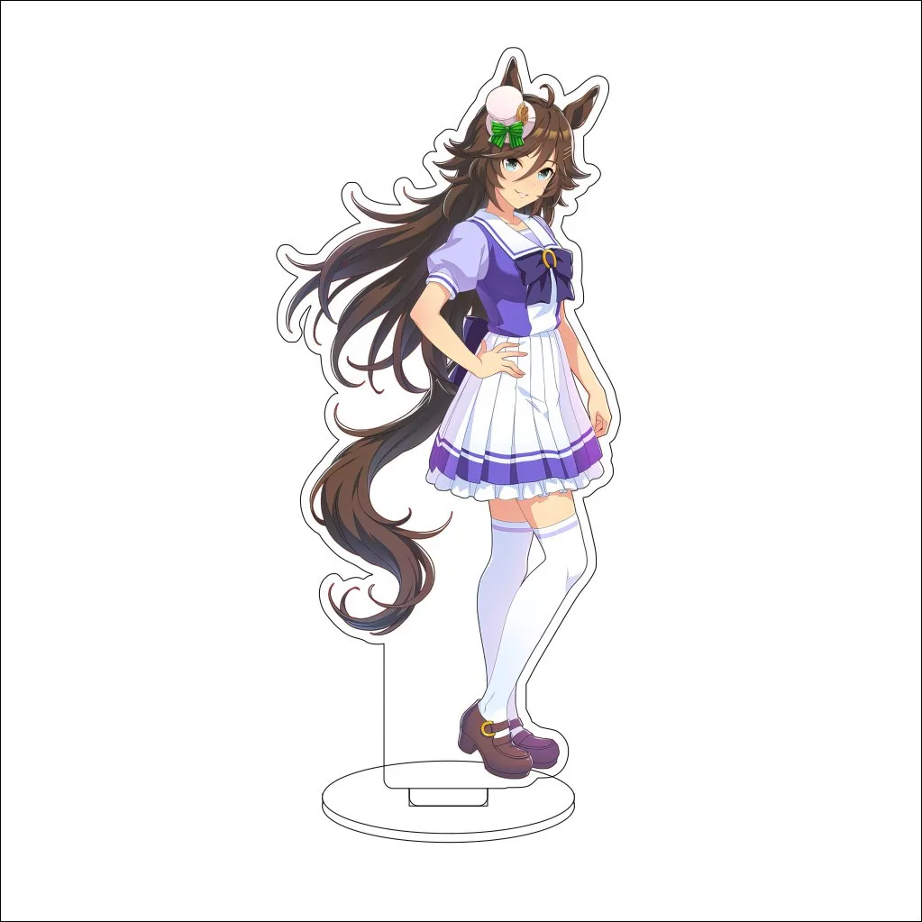16CM Anime Game Pretty Derby Gold Ship Vodka Daiwa Scarlet Nice Nature Mr. C.B Cos Acrylic Figure Stand Ornaments Gifts - view 6