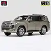 1/18 LCD 자동차 모델 랜드 크루저 LC300 ZX SUV 금속 자동차 시뮬레이션 룸 장식 다이 캐스트 모델 소년 맞춤 생일 장난감 선물 2
