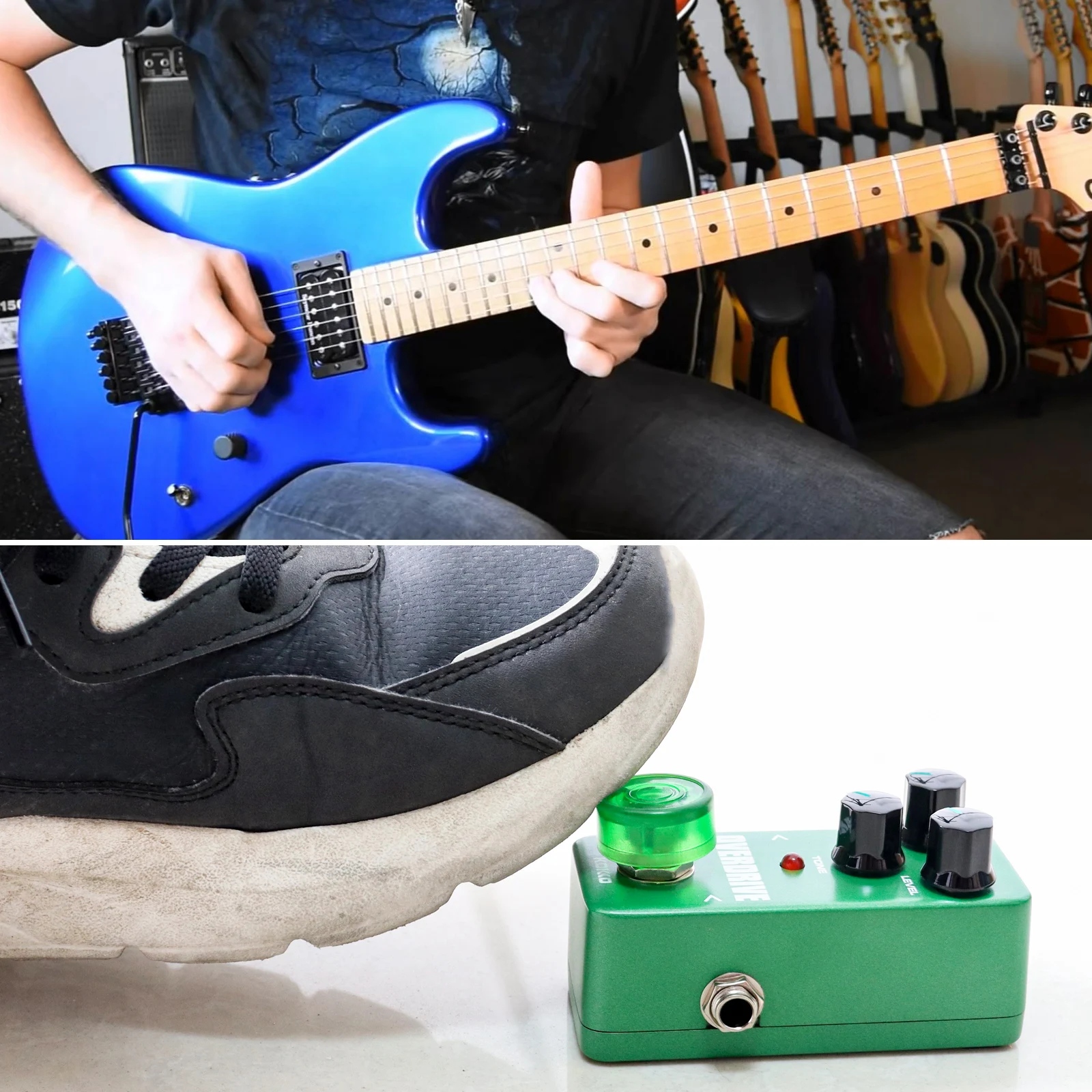1 pc Guitar Effect Pedal Footswitch Toppers Foot Nail Cap Protection Cap for Guitar Effect Pedal Protection Cap Colorful
