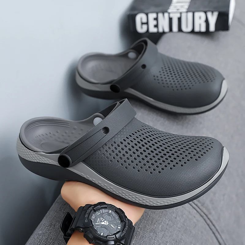 Men's Summer Non-Slip Toe-Toe Sandals for Outdoor Use, Large Size Sports Beach Slippers
