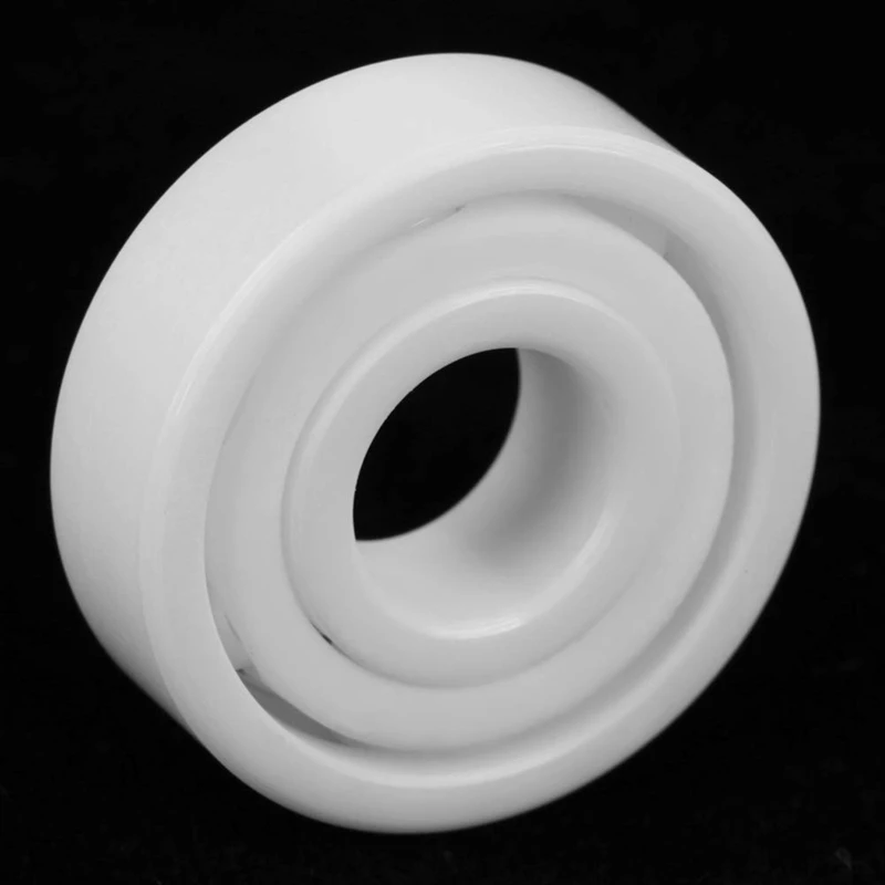 5 Pcs White 6000-2RS Full Ceramic Bearing Zro2 Ball Bearing Zirconia Oxide Bearing 10 X 26 X 8Mm