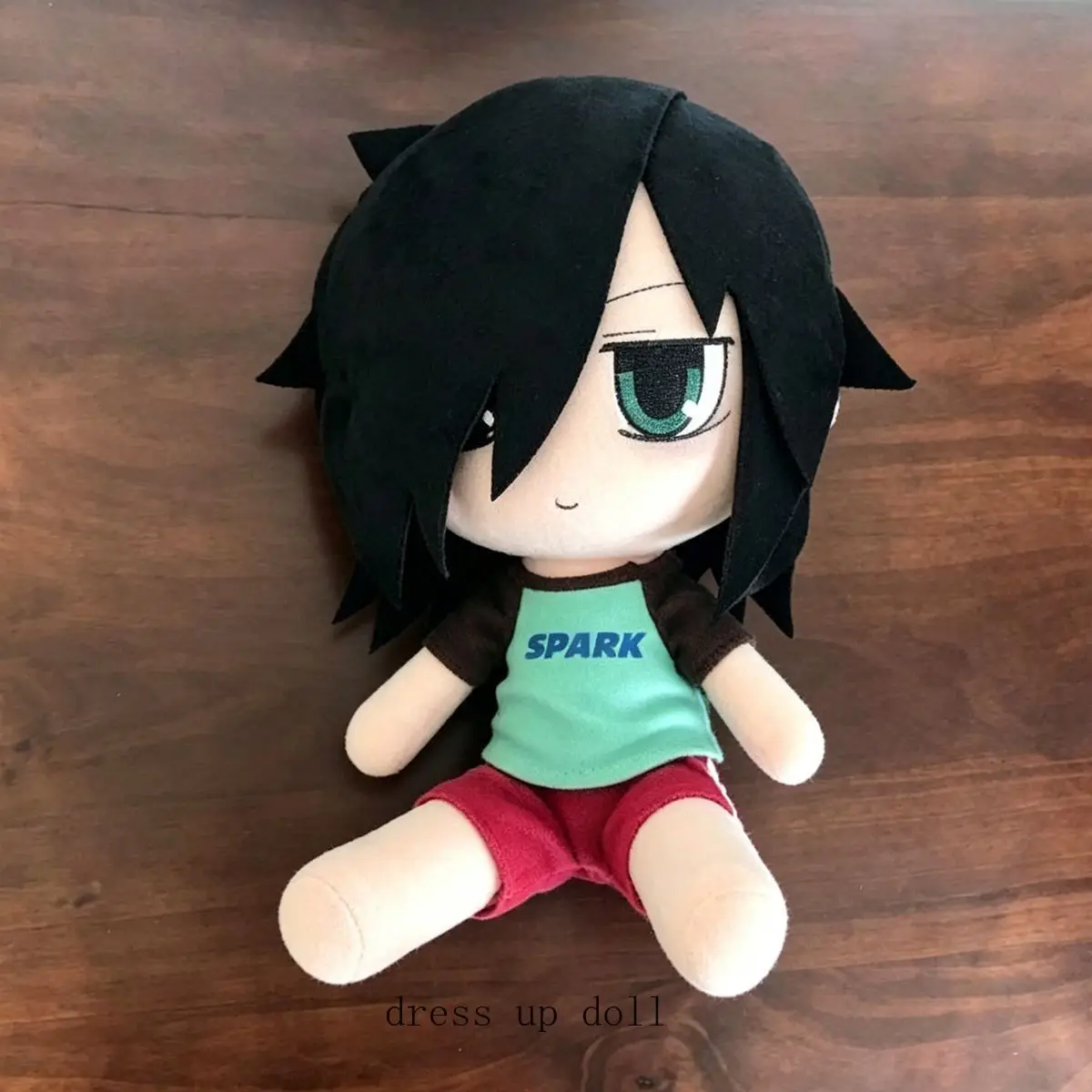 ‌Kuroki Tomoko Attributes Anime Cosplay Fumo Sitting Posture Cotton Doll Mascot Cartoon Figures Plush Stuffed Plushie Toy Gift