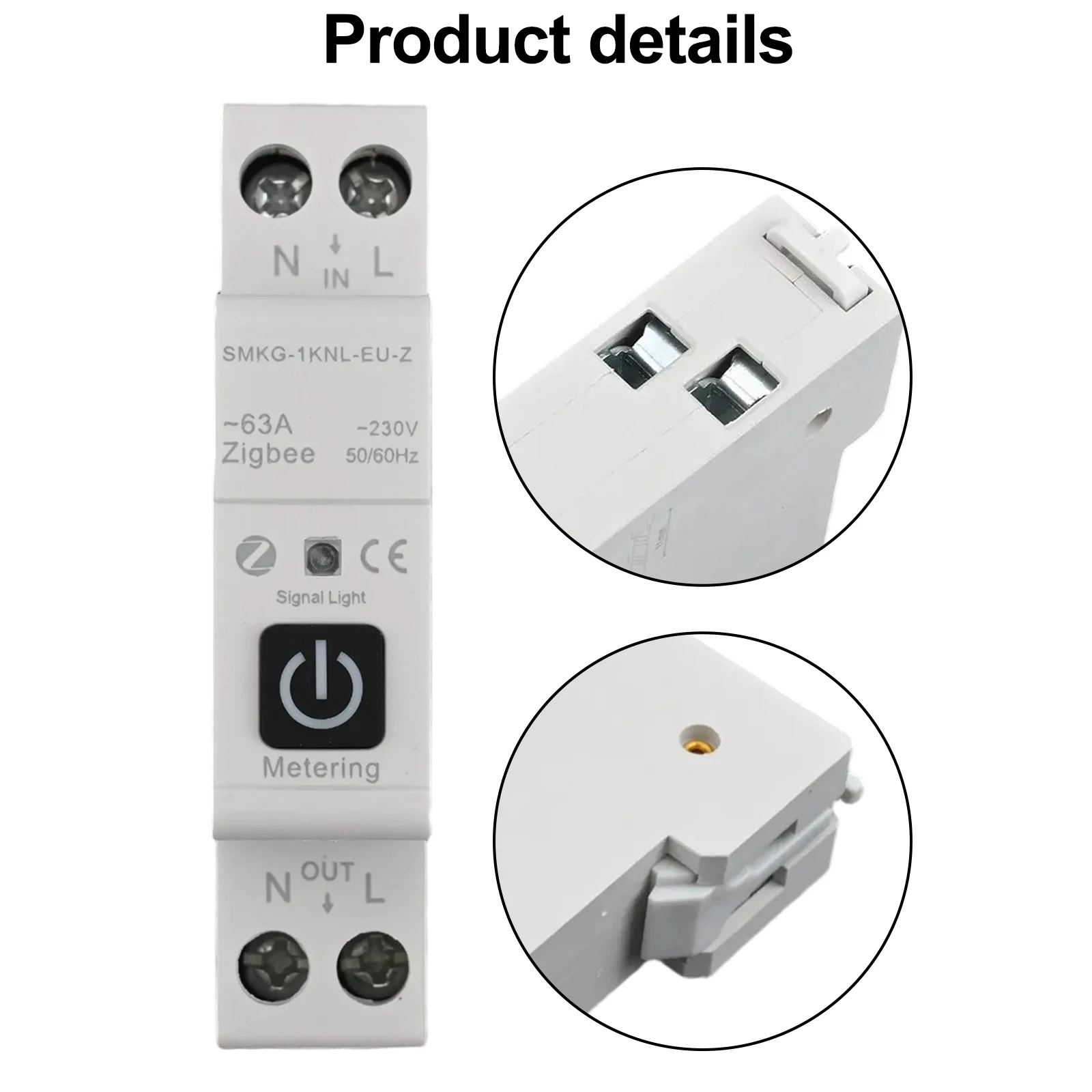 

Smart Circuit Breaker Switch Compatible with For Tuya and For Zigbee Manage Your Appliances Remotely and Efficiently