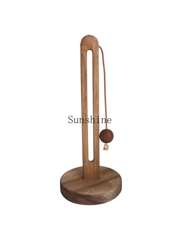 

Home Furnishing Museum, Solid Wood Tissue Rack, Kitchen No Punching Roll Paper Rack