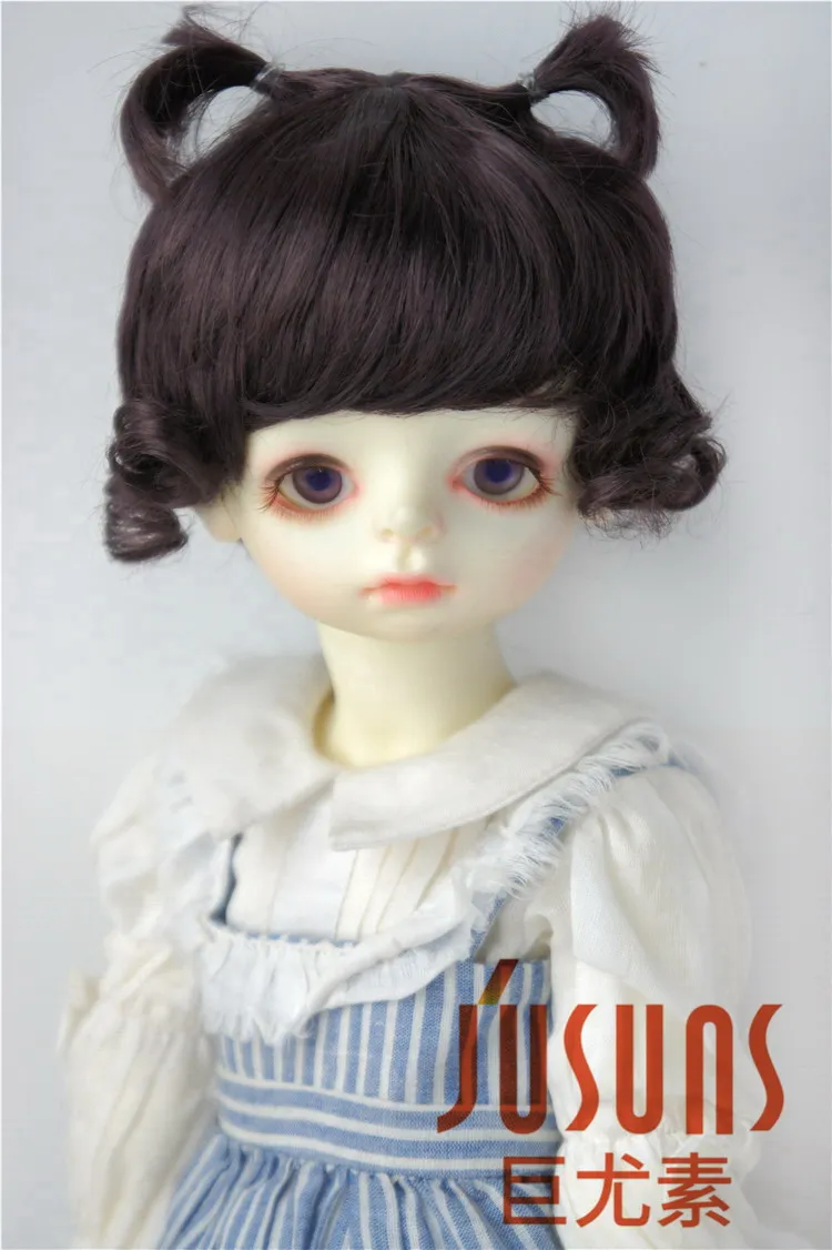 合成モヘアウィッグforyosd msd sd、Cuteupstyle bjdアクセサリー、すべてのサイズ、スーツ6-7 "、7-8" 、8-9 "、jd459b