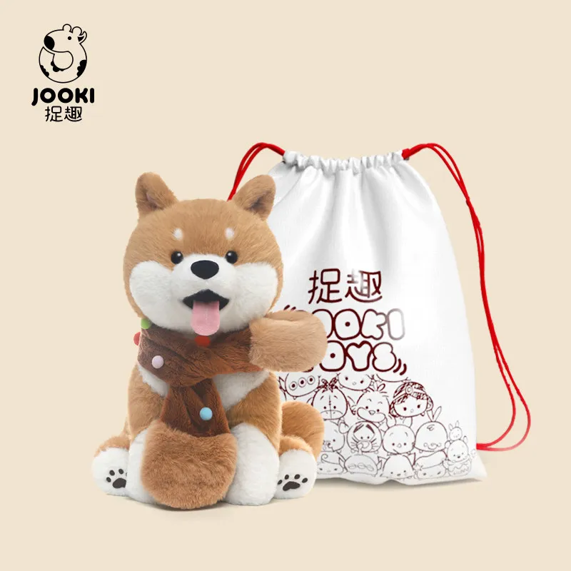 

JOOKI Shiba Inu Plush Toy Cute Soft Stuffed Puppy Doll Kawaii Fluffy Animal Pillow For Girls Sleeping Hugging Birthday Gift