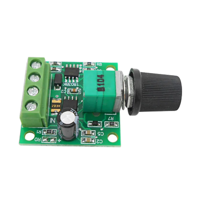 Regolatore di velocità PWM in miniatura per motore DC, modulo di azionamento regolabile da 0~100%, ingresso 2A DC1.8-12V