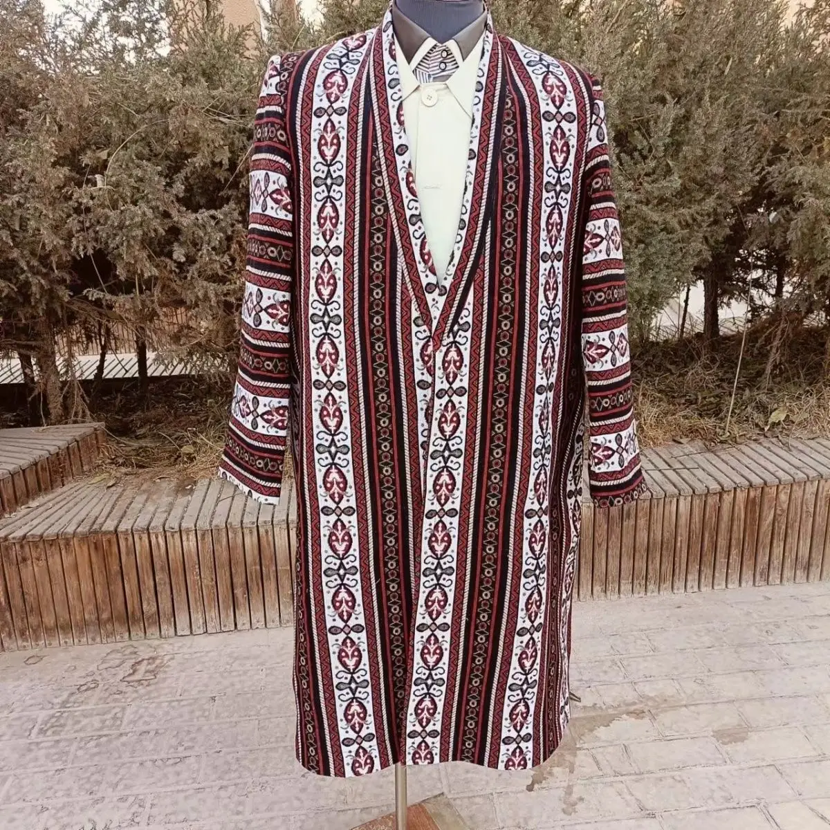 Ethnic Characteristic Clothing Men's for Photography Dance Performance Wear Uygur